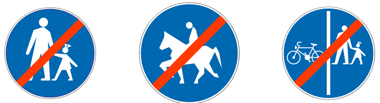 Završetak pešačke / biciklističke staze